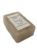 Oat shampoo bar shown in hand