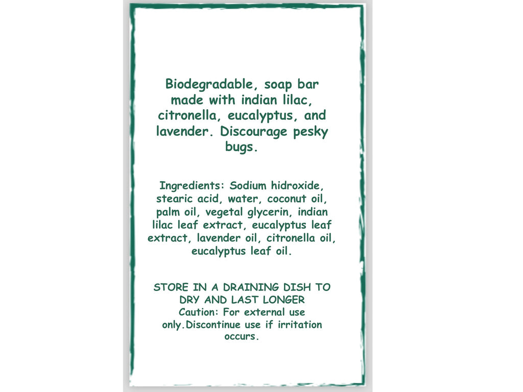 Oat shampoo bar ingredients