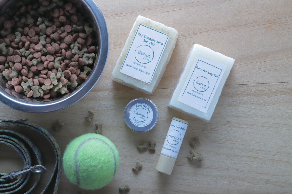 Pet soap bar packaging detail