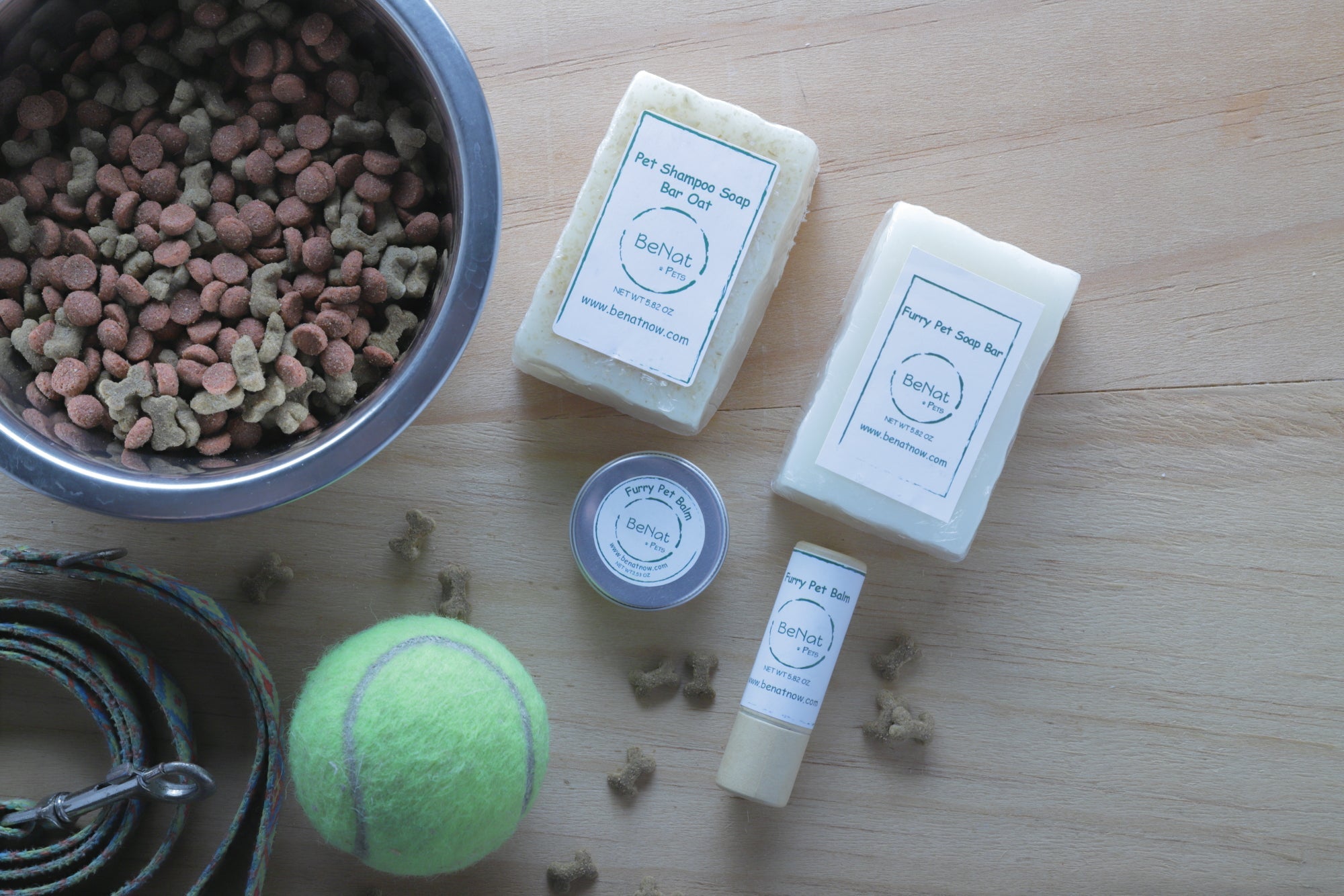 Pet soap bar packaging detail