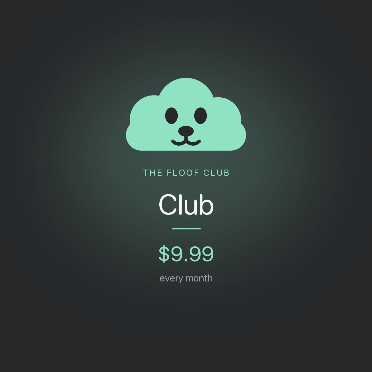The Floof Club — Club membership